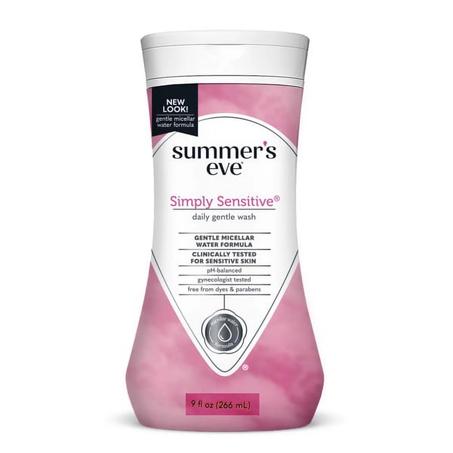 Summer's Eve Nettoyant Féminin Doux Quotidien, pH équilibré, Simply Sensitive- 266ml