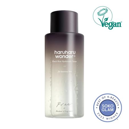 Haruharu Wonder Tonique Nettoyante en profondeur, Hyaluronique au Riz Noir - 150 ml