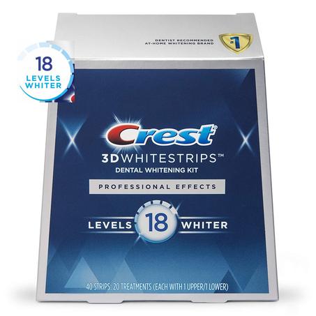 Crest Professional Effects Whitestrips Levels 18 Whiter - 40 Strips