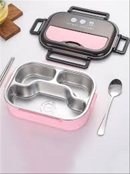 رفيق طفلك في المدرسة – علبة طعام مقاومة للتسرب بـ3 أقسام مثالية