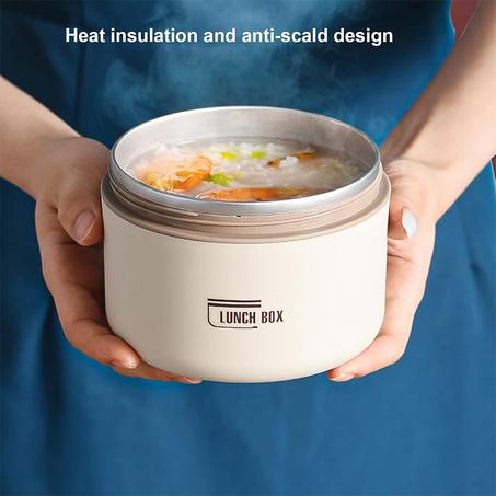 علب غداء حرارية من الفولاذ المقاوم للصدأ 304