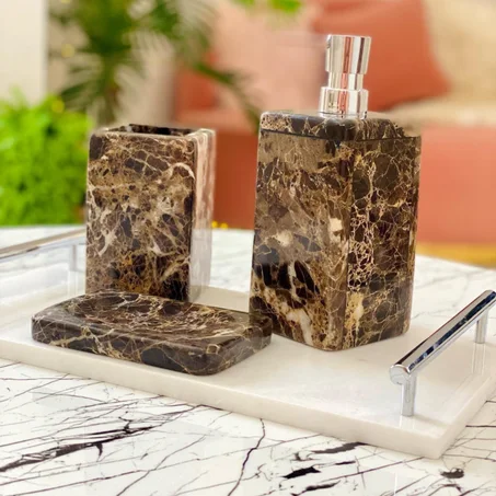 Pack salle de bain 3 pièces en Emperador Dark