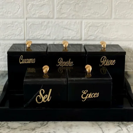 Pack cuisine GM noir et doré