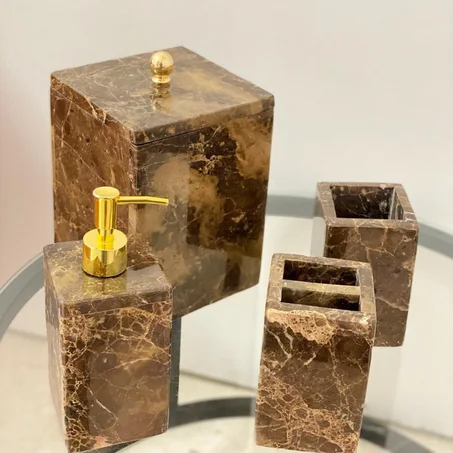 Pack salle de bain 4 pièces Emperador Dark