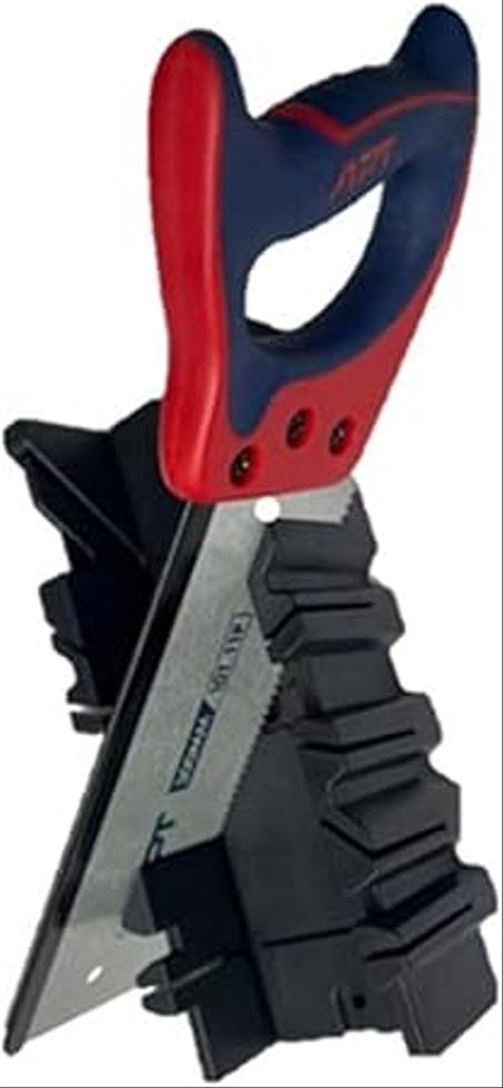 Sierra de costilla para madera ABT 300 mm XT AH0321130-12 con mango de plástico y goma y soporte