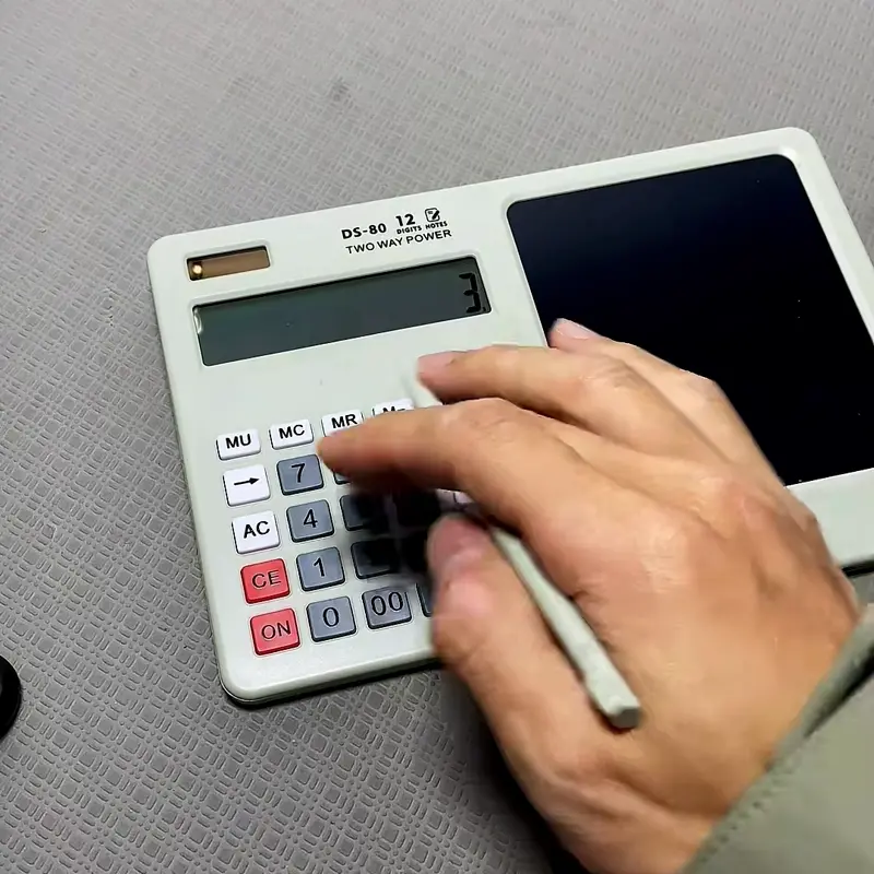 Calculatrice Écran d’Écriture Portable 2 en 1