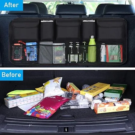 Organisateur Coffre Voiture | Rangement Multi-Poches Étanche