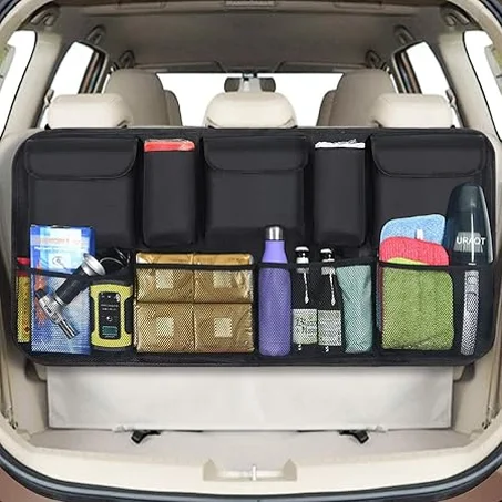 Organisateur Coffre Voiture | Rangement Multi-Poches Étanche