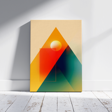 Art géométrique minimaliste