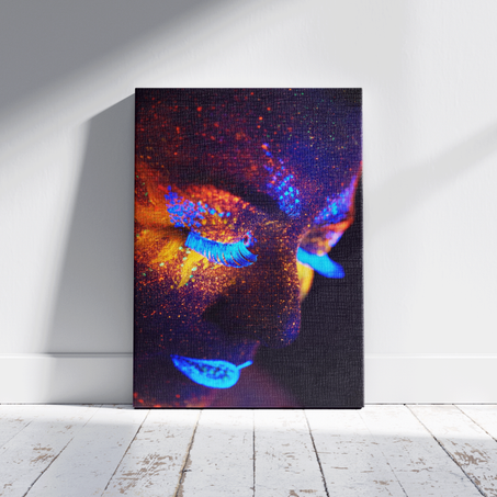 Portrait UV Women Face