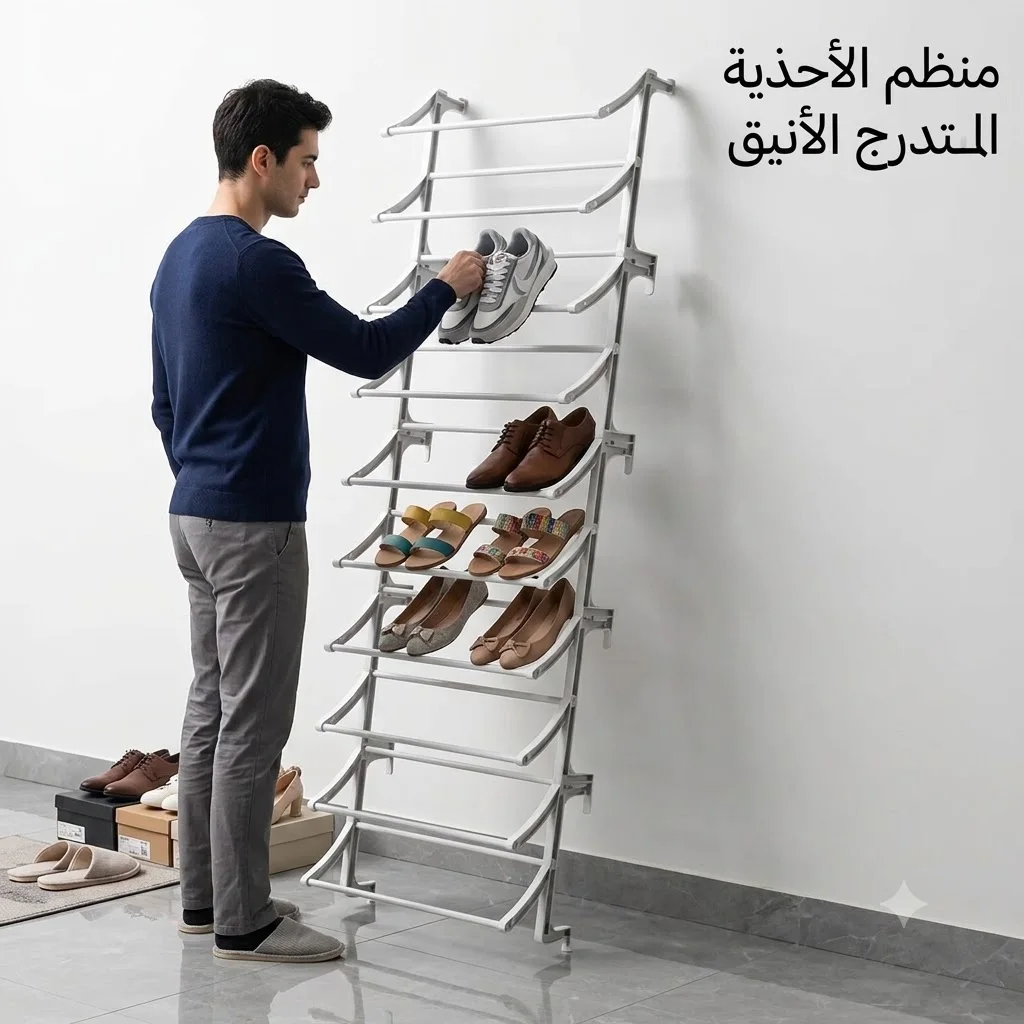 منظم الاحذيه المتدرج الانيق