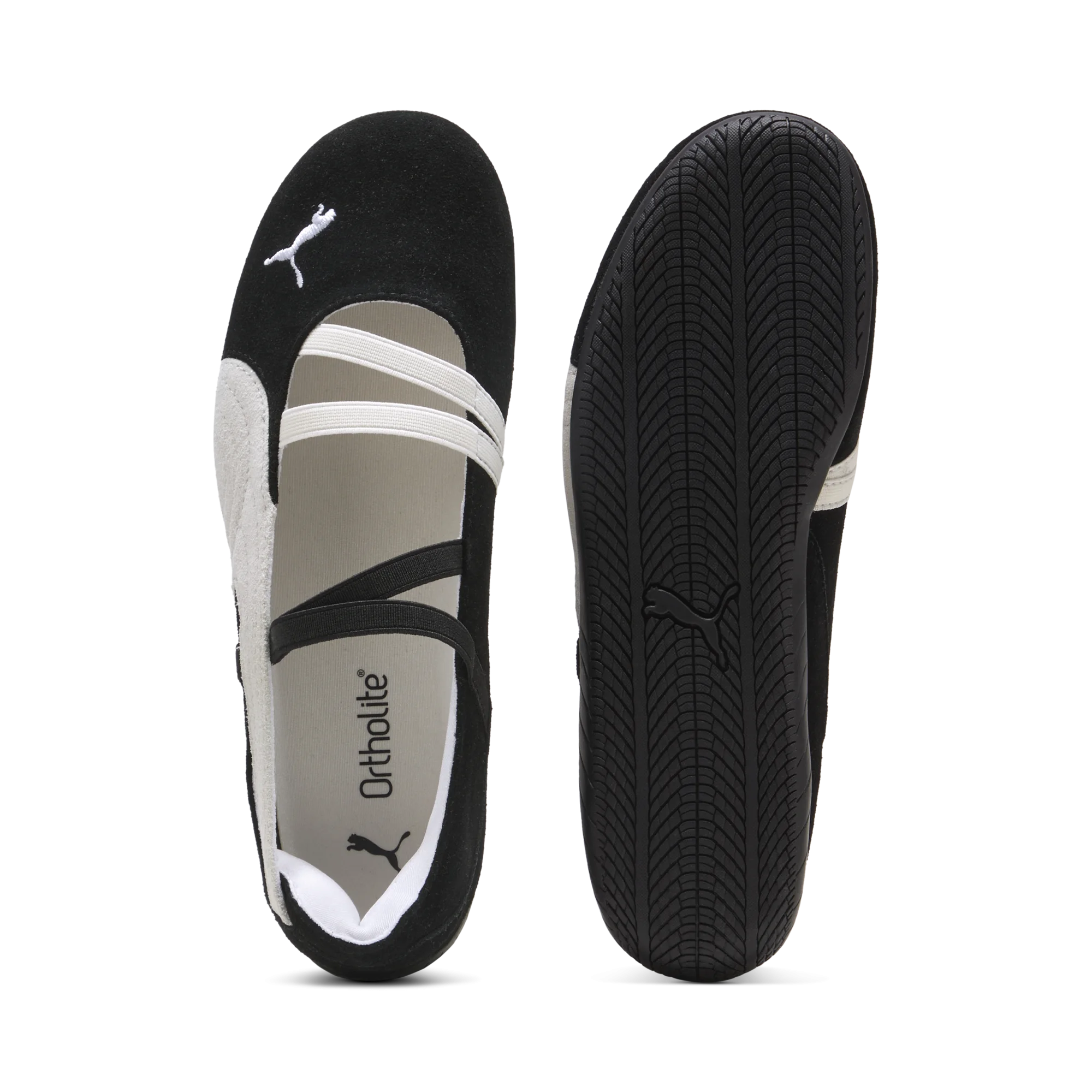 Chaussures en suède Speedcat Ballet pour petites filles