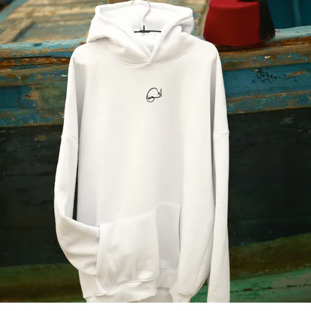 Hoodie Afuus : Le Hoodie Blanc en édition limitée  (King and Queen).