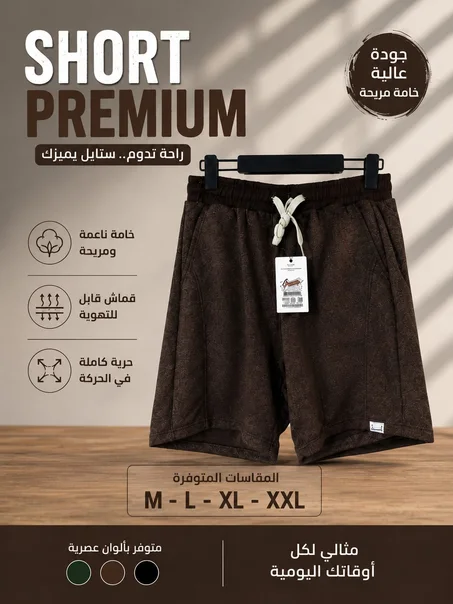 ستايل صيفي مميز مع Premium Shorts