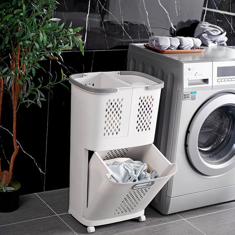 منظم الغسيل الذكي 3 في 1: وداعاً للفوضى واستغلّ كل شبر في بيتك!