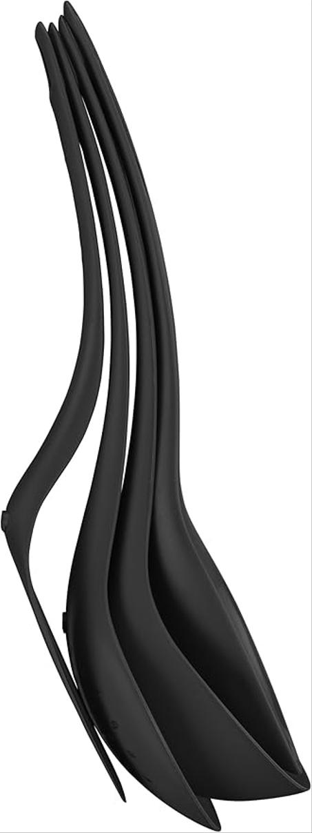 Juego de utensilios de cocina Tefal Zahran, 4 piezas, negro - 6001101