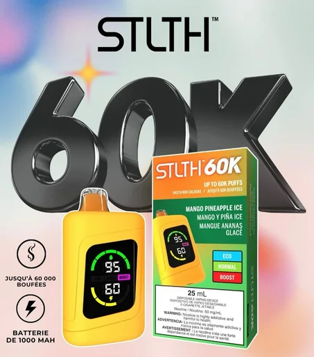 Stlth 60000 Puffs 5% - 280 DH