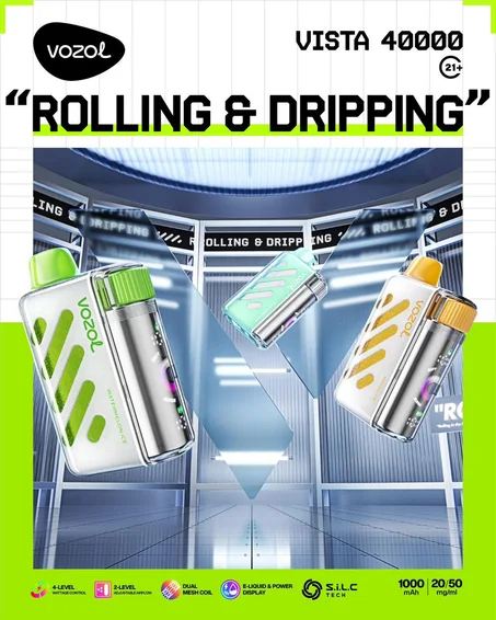 Vozol Vista 40000 Puffs - 260 DH