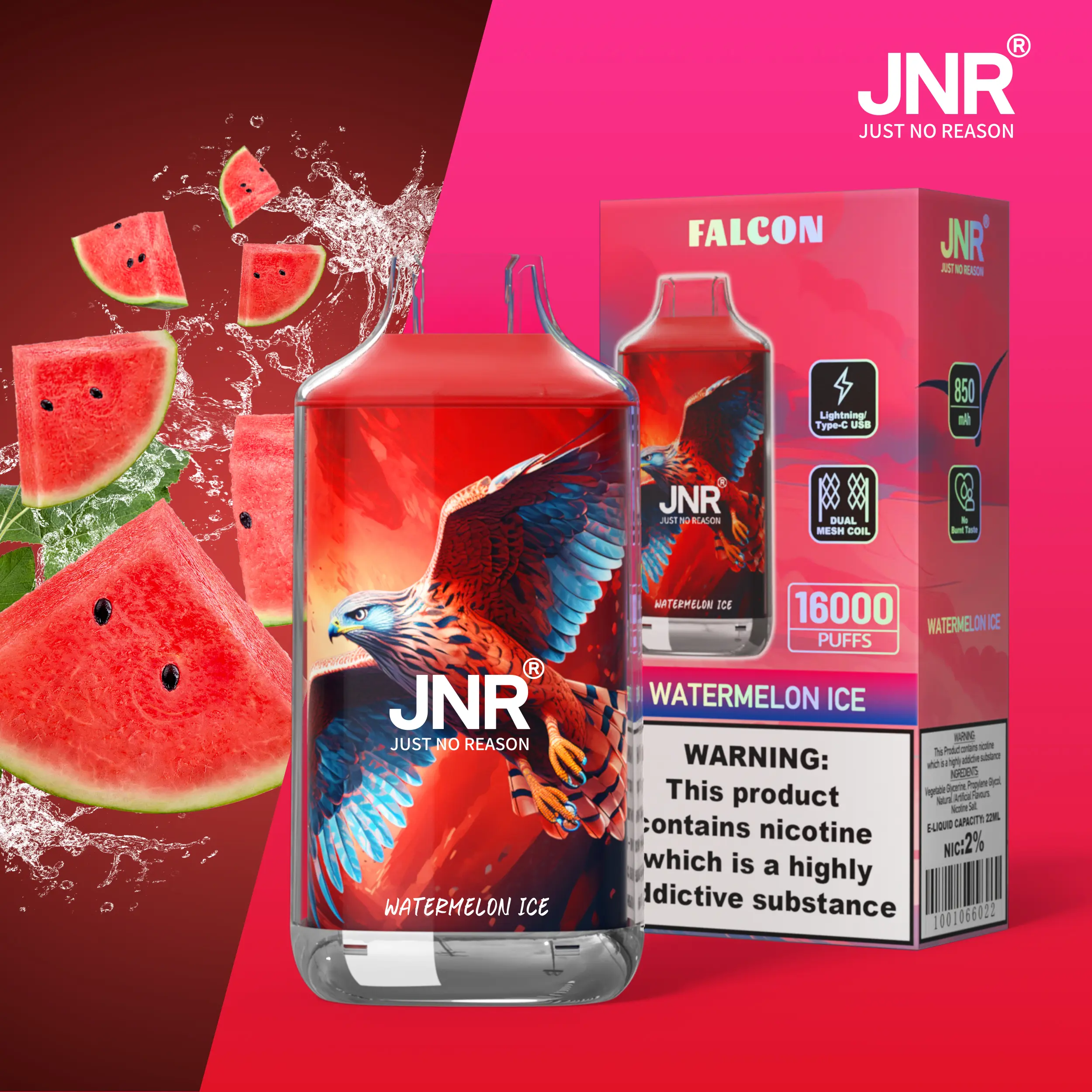 JNR Falcon 16K - Watermelon Ice