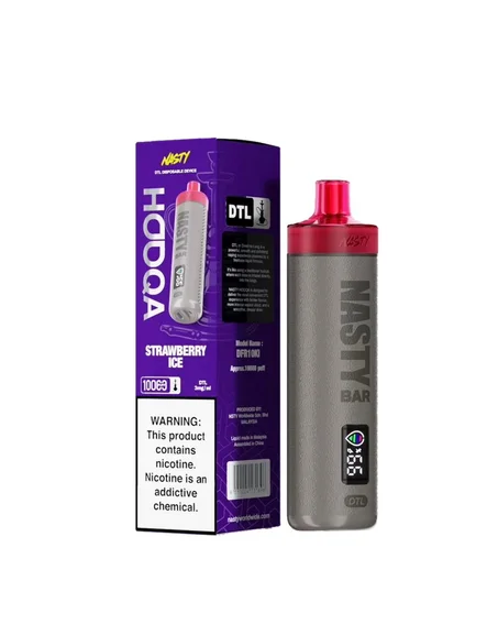 Nasty HOOQA 10K - Strawberry ice