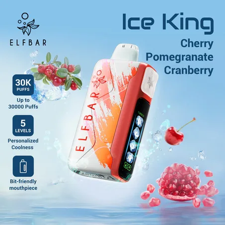 ELF BAR Ice King 30K - Cherry Pomegrante Cranberry