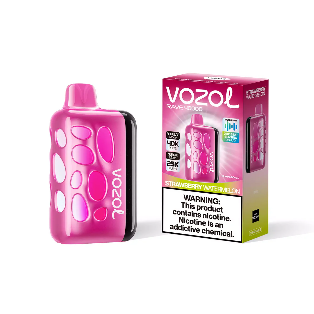 Vozol Rave 40K - Strawberry Watermelon