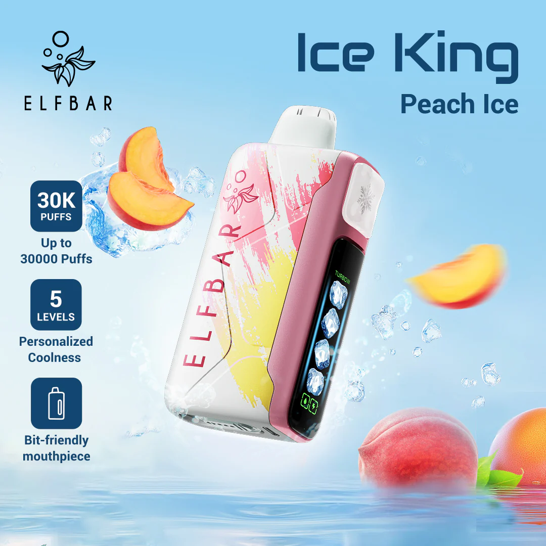 ELF BAR Ice King 30K - Peach Ice
