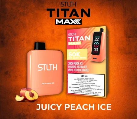 Stlth Titan Max 50K - Juice Peach Ice