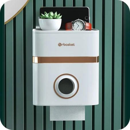 حامل ورق تواليت متعدد الاستخدامات