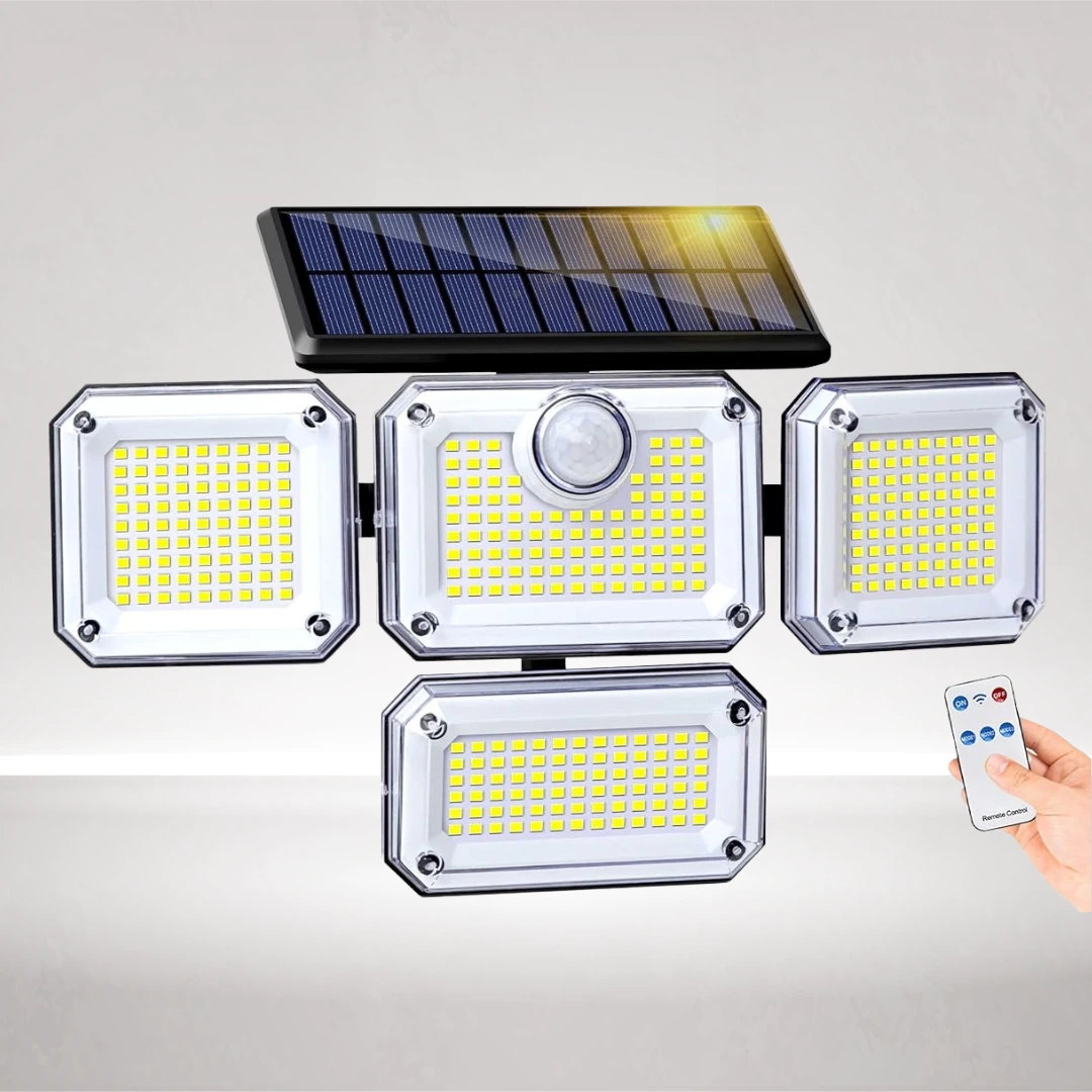 بروجيكتور الطاقة الشمسية الذكي بمستشعر الحركة (مقاوم للماء)
