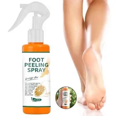 Spray Peeling pour Pieds Huile D'Orange