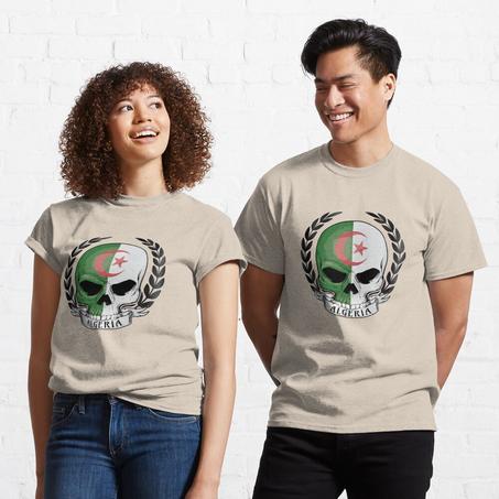 Algeria Skull T shirt