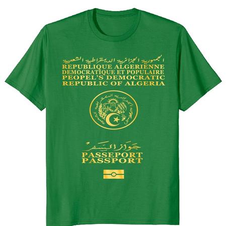 تيشرت جواز السفر الجزائري