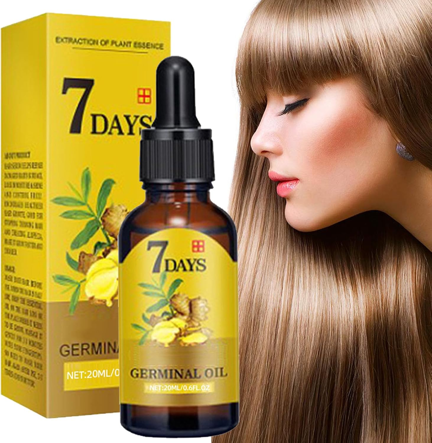 ودّع تساقط الشعر خلال 7 أيام فقط مع زيت الزنجبيل الطبيعي %100