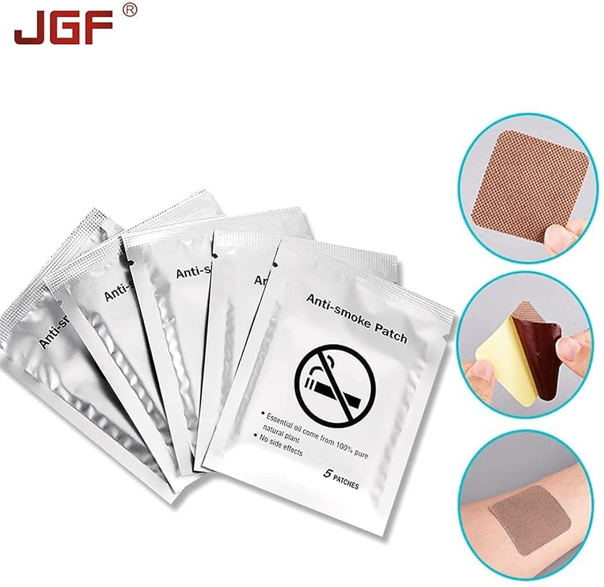 رقعة التوقف عن التدخين (30 قطعة) - طبيعي 100 %