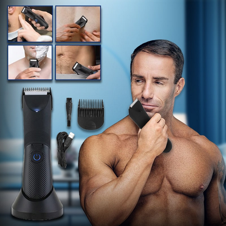 ماكينة حلاقة احترافية بدون آلم لكافة أنحاء الجسم