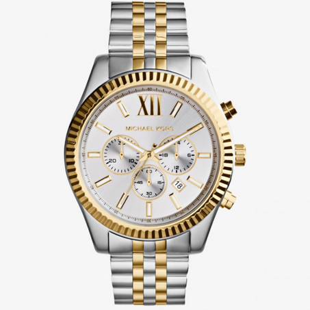 MICHAEL KORS Montre Lexington bicolore