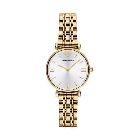 Emporio Armani Classic Silver Dial Gold