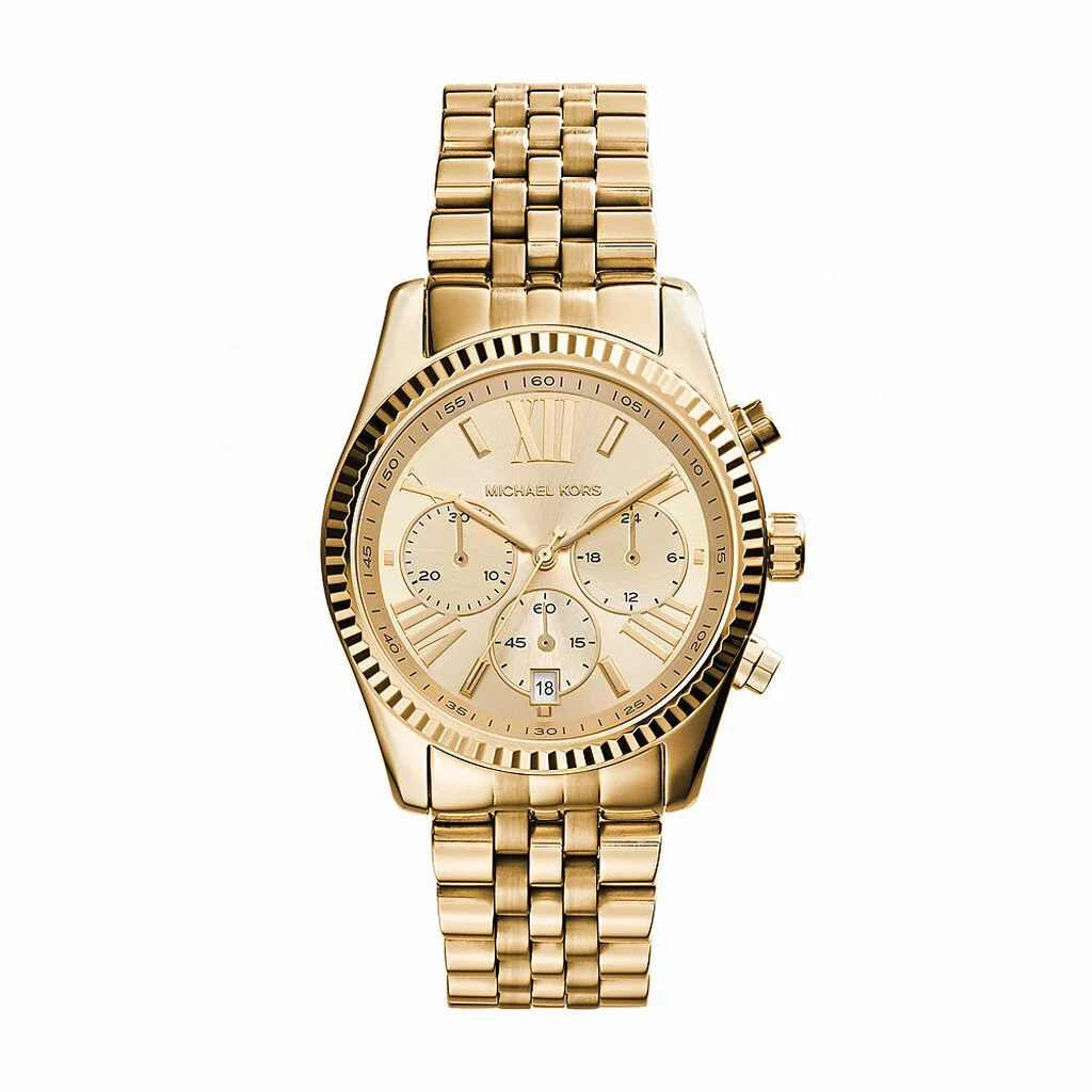 Montre Michael Kors Lexington Doré