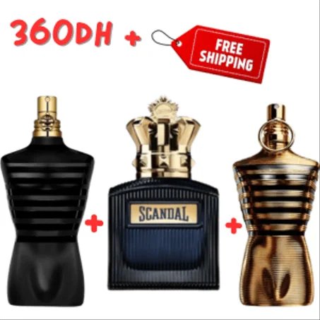 le mal le parfum 10 ml+le mal elixir 10 ml +scandal 10 ml