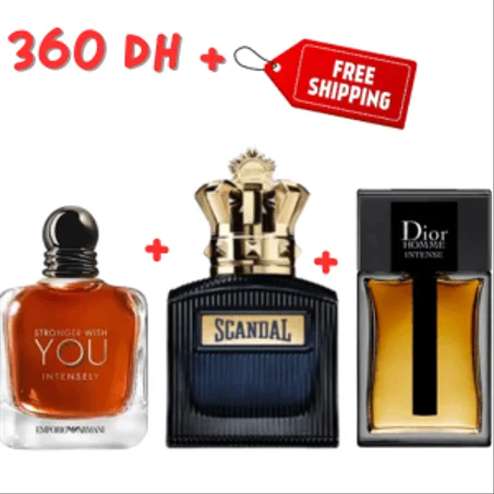 dior intense 10 ml+entensly 10 ml+ scandal 10 ml