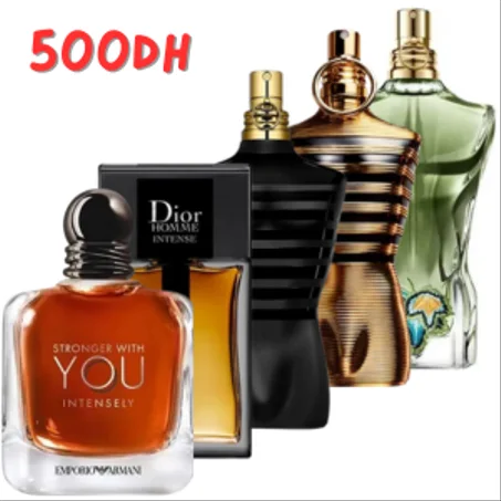 le mal elixir 10 ml +dior intense 10 ml+entensly 10 ml+paradis garden+ le mal le parfum 10 ml