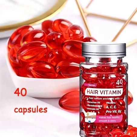 Capsules de vitamines pour cheveux