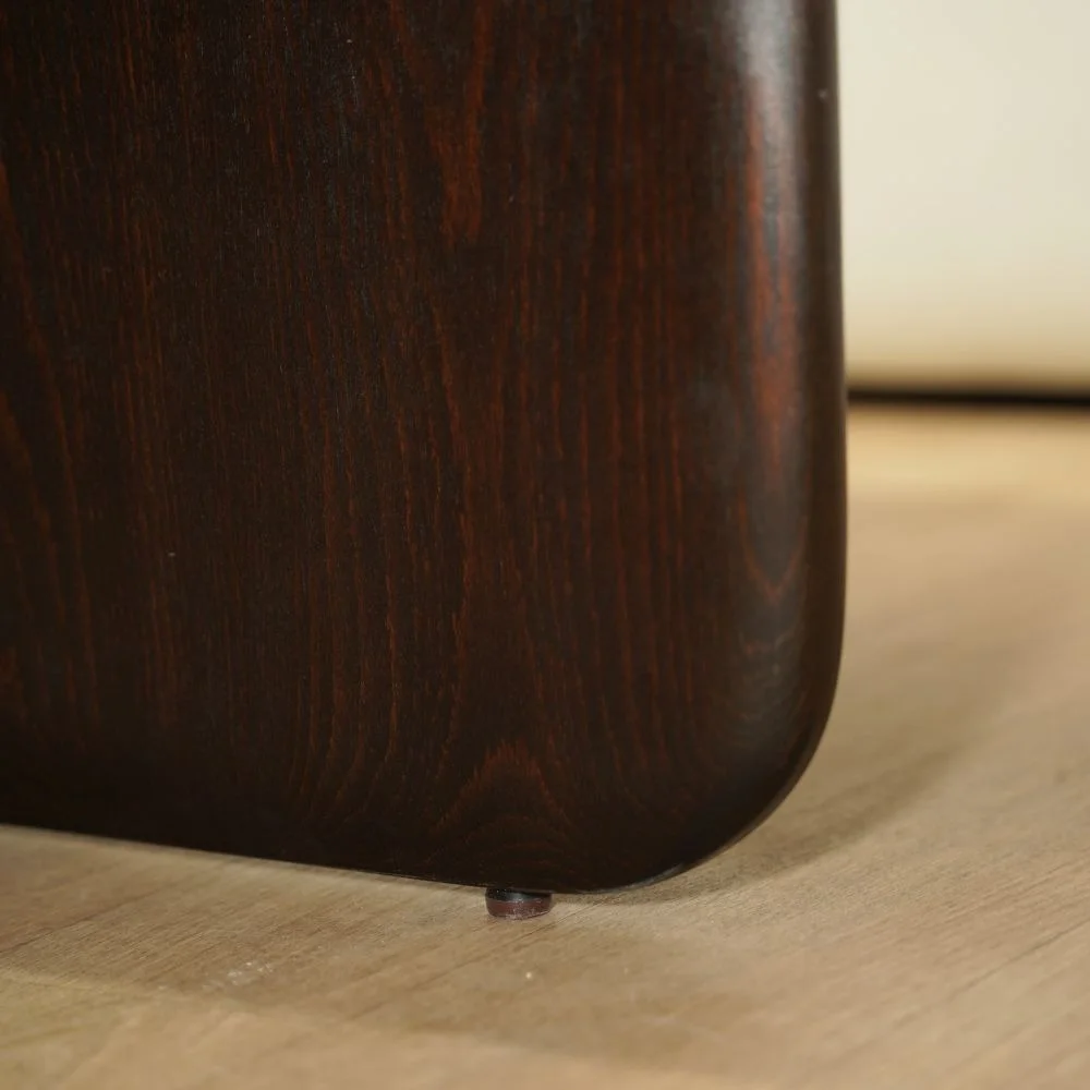OSLO ,Table basse en bois massif latte noyé