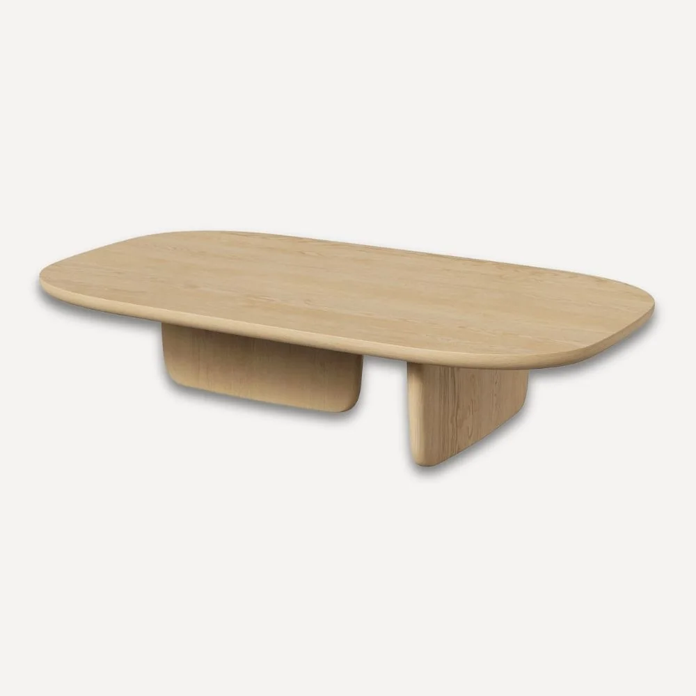 OSLO ,Table basse en bois massif latte Chêne