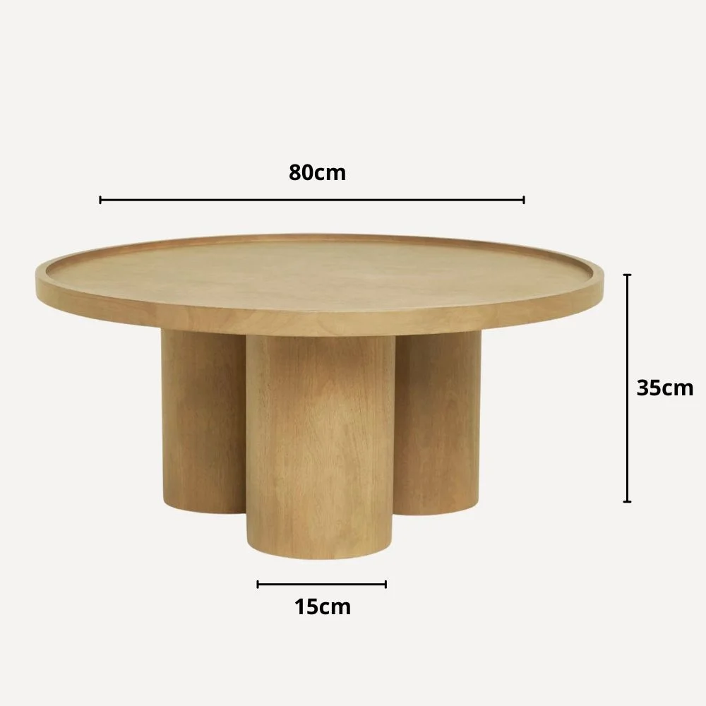 KYOTO,Table basse en bois latte finition chêne