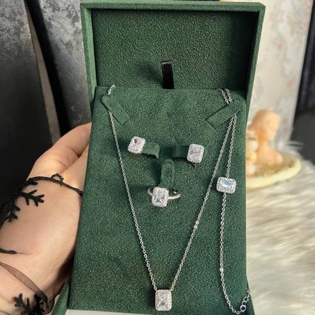 Ensemble maria argentée