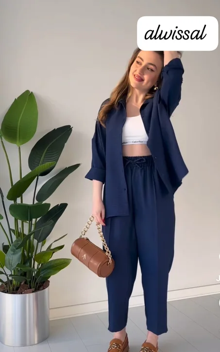 TURKEY Ensemble chemise pantalon élégance été 2024