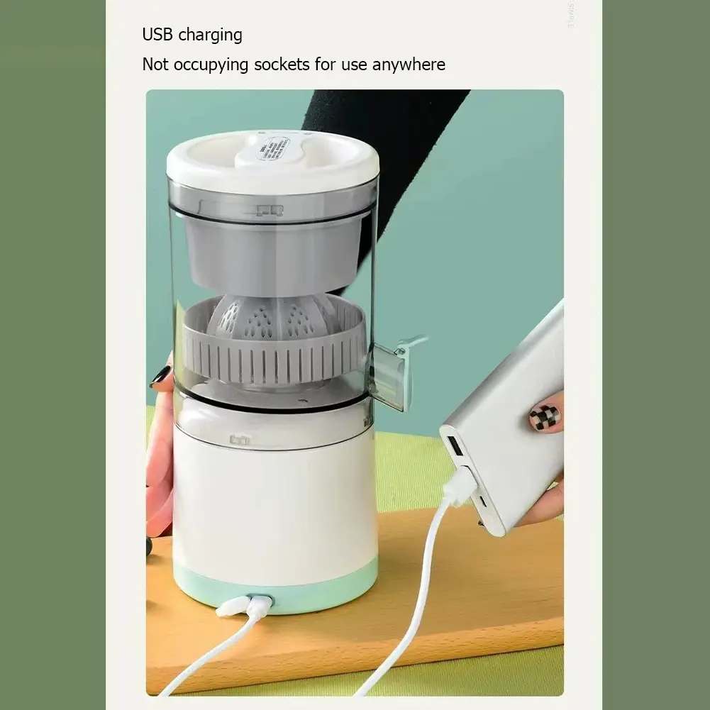 العصارة الكهربائية الذكية المحمولة لجميع الفواكه (قابل للشحن عبر USB)