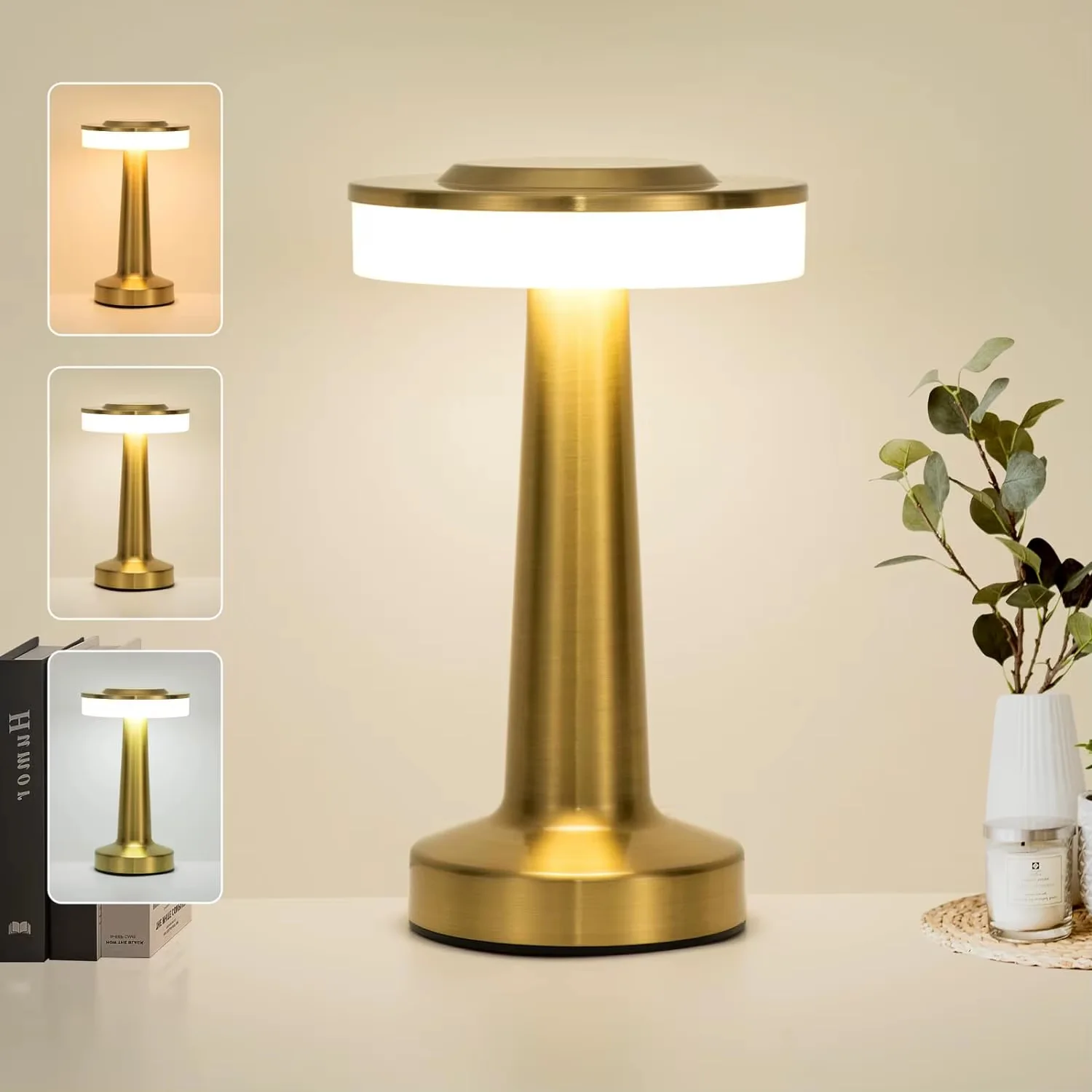 مصباح LED الذكي باللمس - إضاءة مريحة للعين وقابلة للشحن
